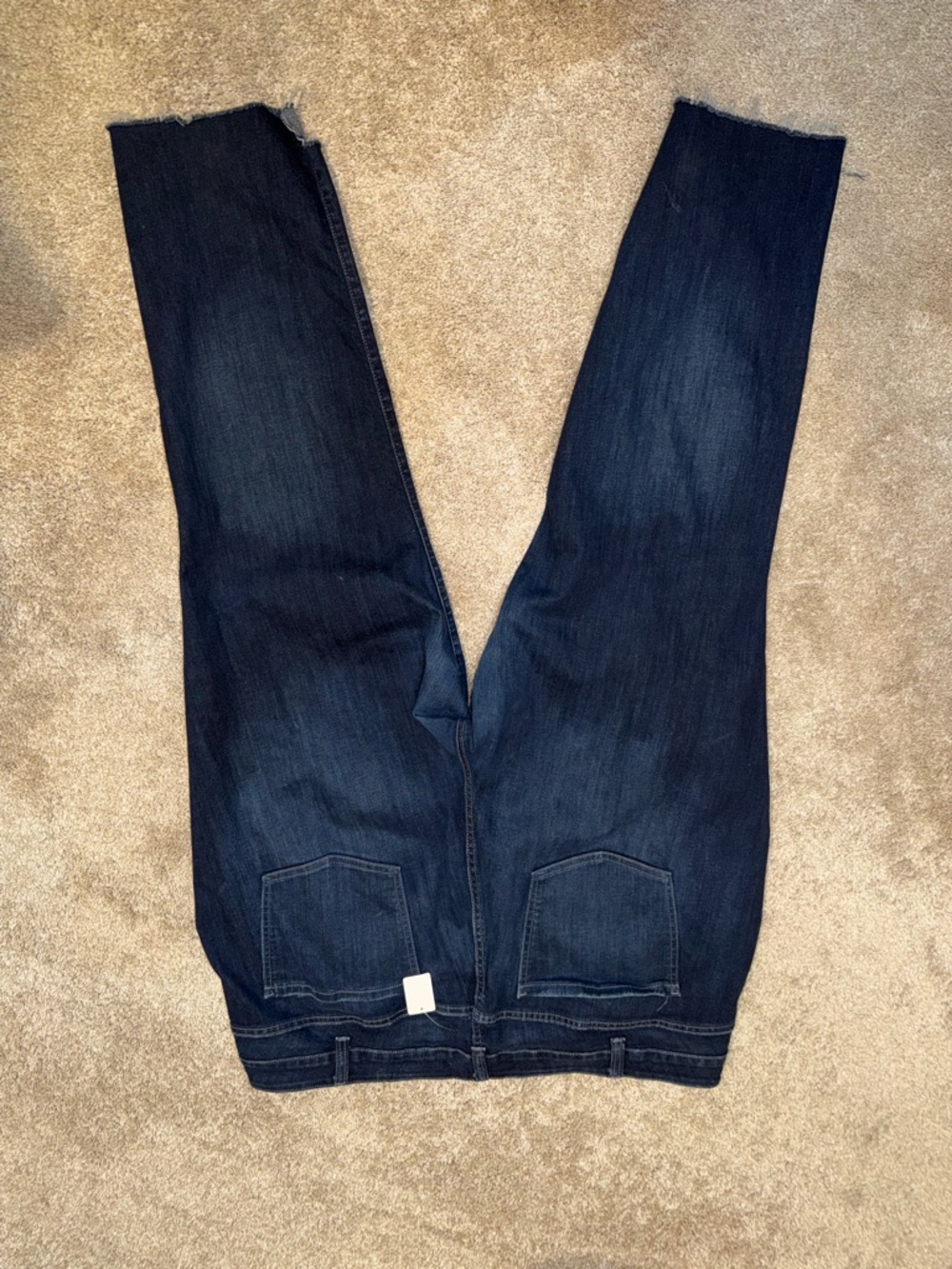 Lane Bryant Dark Blue Distressed Boyfriend Jeans - Picture 3 of 6